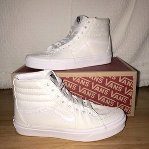 White high top vans